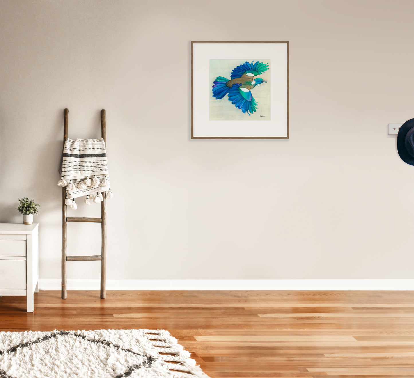 --- Tūī In Flight Print ---