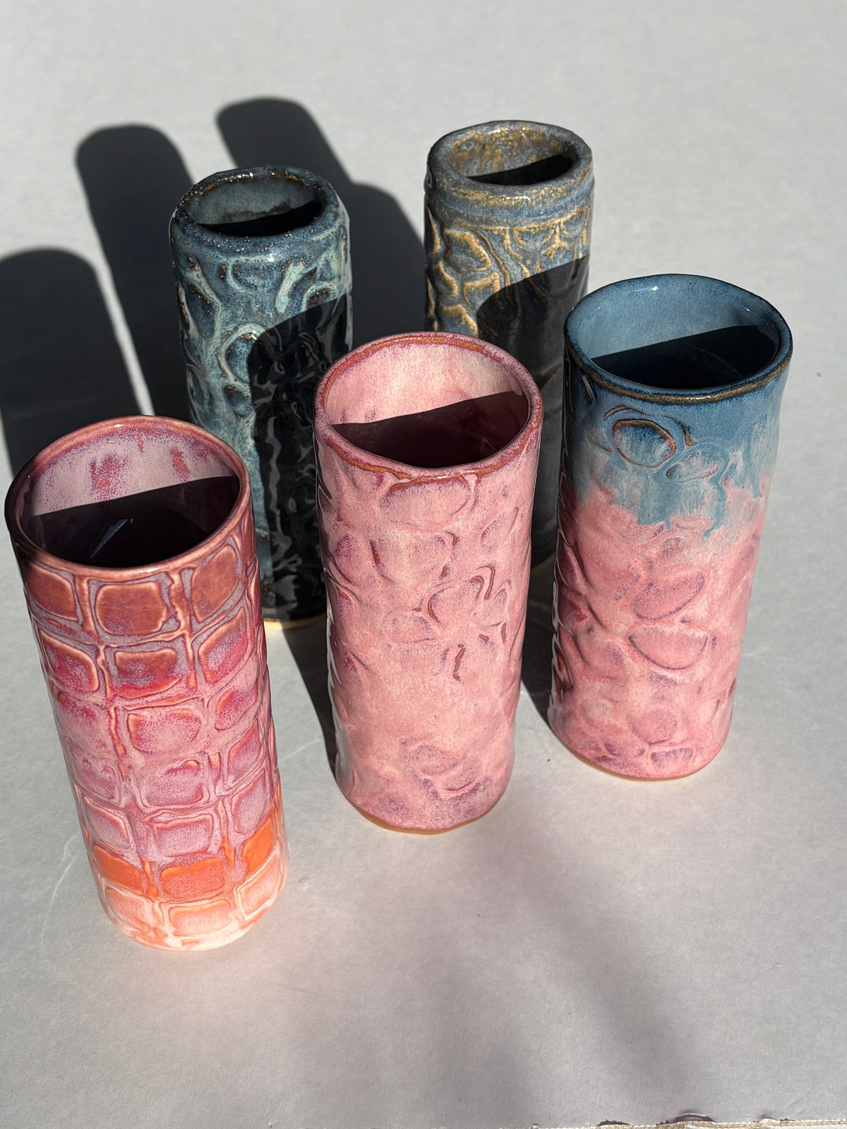 -- Cylindrical Vases --