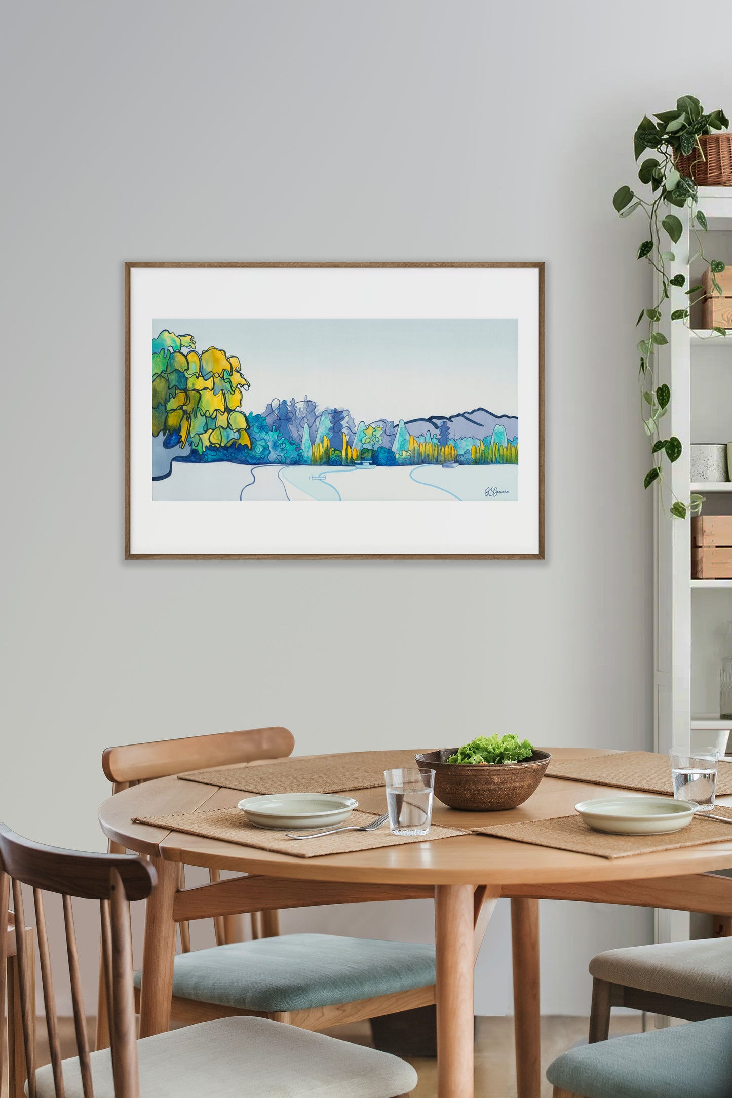 --- Queenstown Beach Print ---