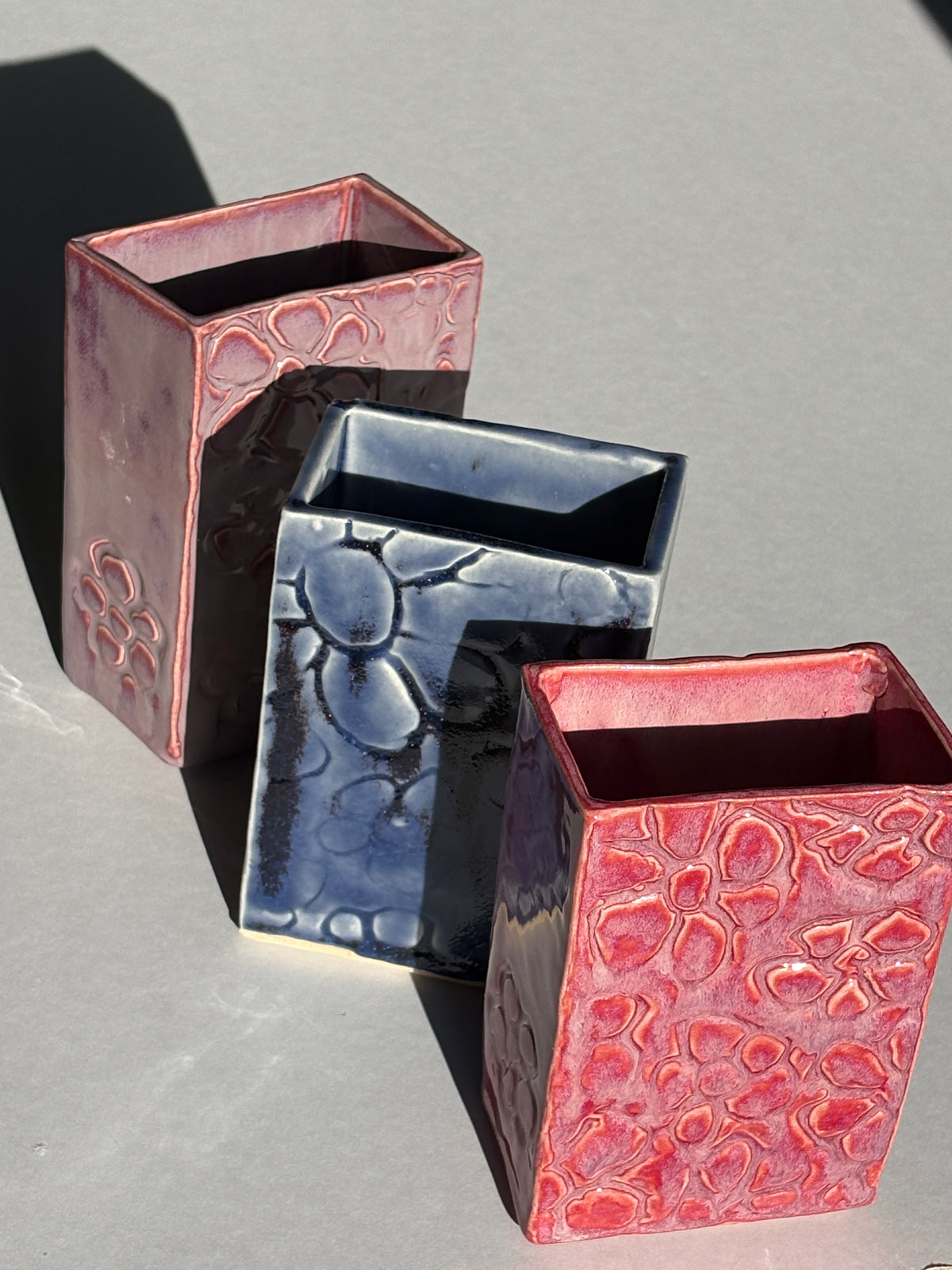 -- Rectangular Vases --