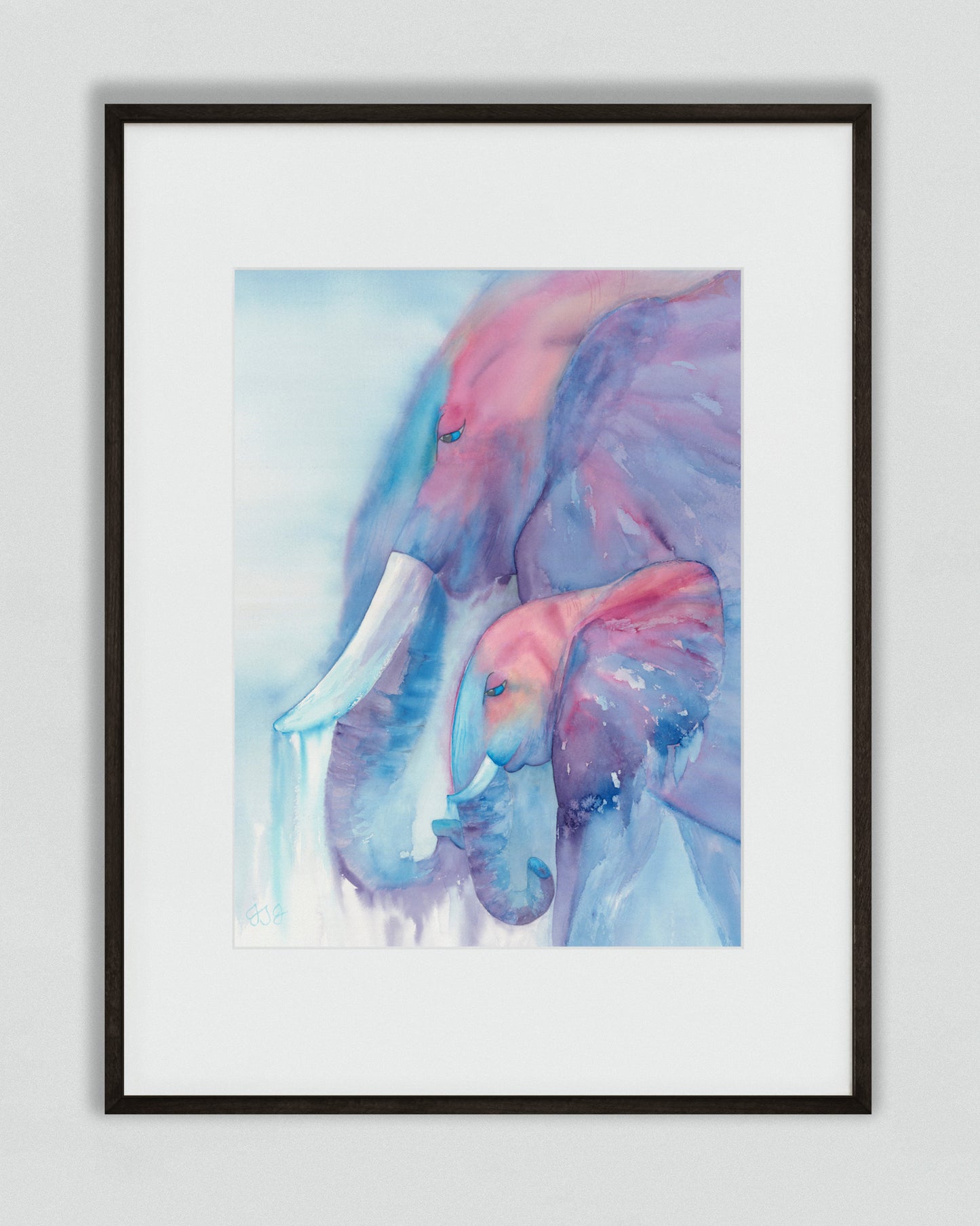 Ivory Family Print