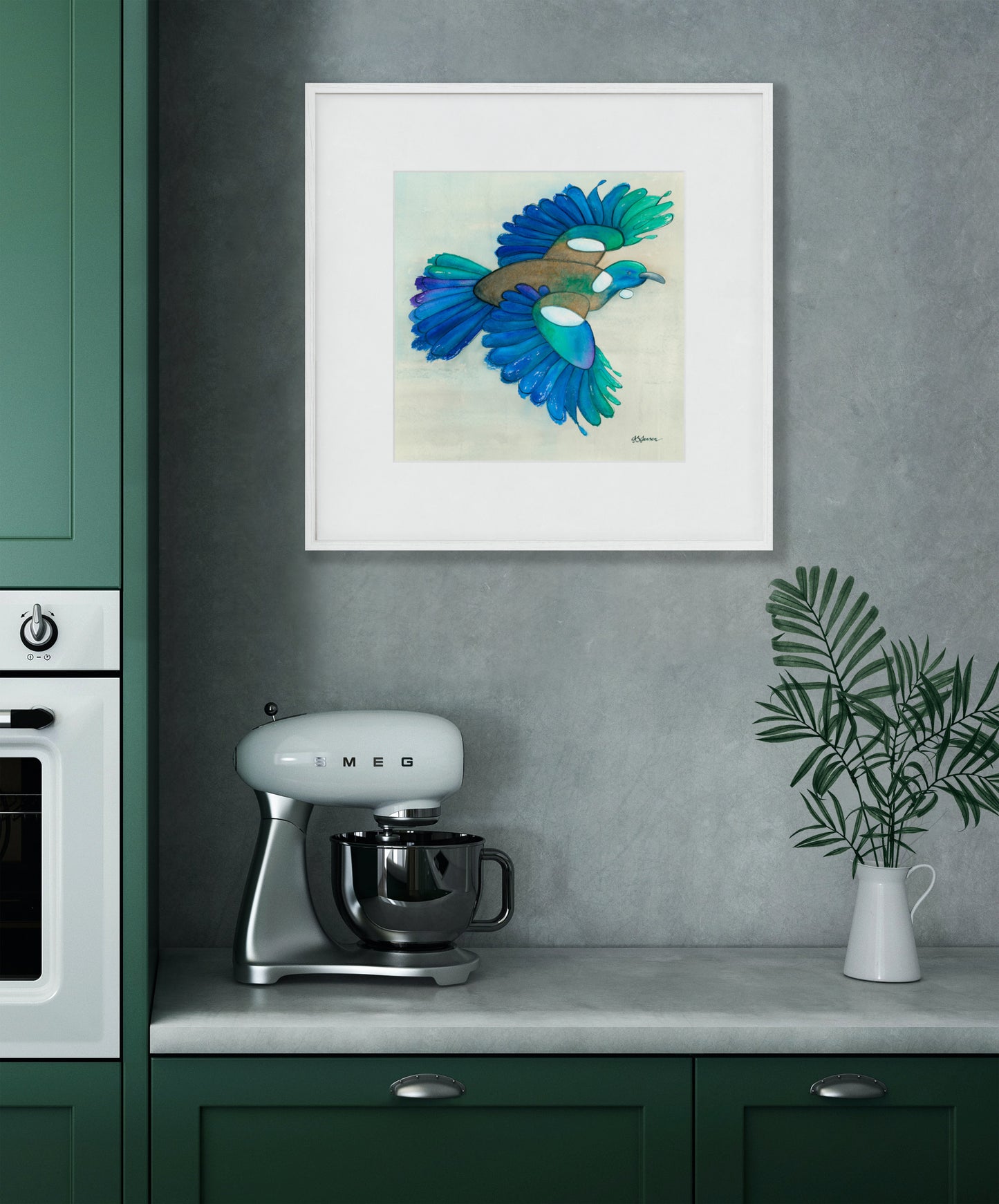--- Tūī In Flight Print ---