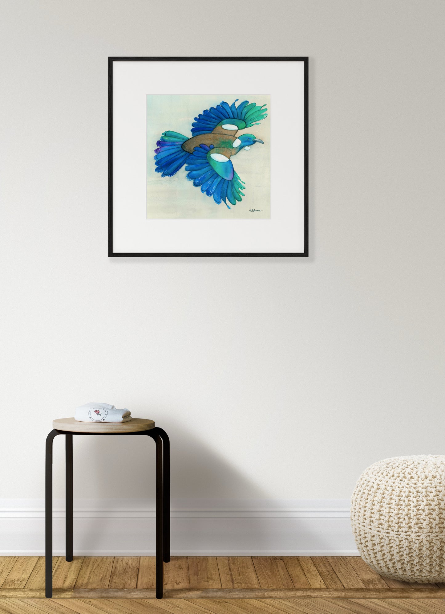 --- Tūī In Flight Print ---